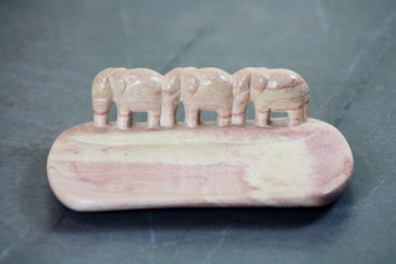 Elefanten-Schale aus Speckstein